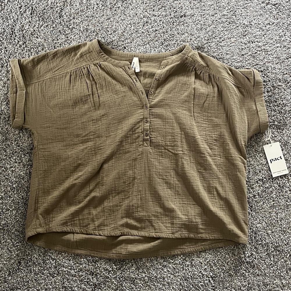 Pact Coastal Popover Shirt